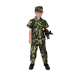 Image of Rothco Kids Camouflage Soldier Costume