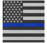 Image of Rothco Thin Blue Line Flag Bandana