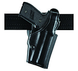 Image of Safariland 200 "Top Gun" Mid-Ride, Level I Retention Holster - Hi Gloss Black, Right Hand 200-09-91