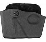 Safariland 573 Concealment Single Mag Paddle Holder w/ Cuff Pouch - STX Black, Right - For Glock 39 & Similar