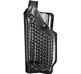 Image of Safariland 6280 Level II Retention, Mid-Ride Holster - Basket Black, Left Hand 6280-2837-82