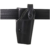 Safariland 6280 SLS Level II Retention Mid-Ride Duty Holster, Smith & Wesson K-Frame Revolver 4in, Right Hand, STX Plain, Black, 6280-09-411