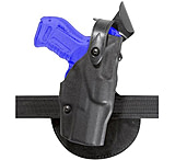 Image of Safariland 6368 ALS Paddle Holster w/ SLS - Plain Black, Left Hand 6368-79-62