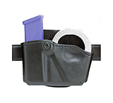 Image of Safariland 573 Concealment Magazine Holder, Paddle, Single w/Cuff Pouch - STX Tactical Black, Ambidextrous 573-76-131