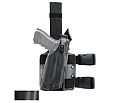 Image of Safariland 2955 Low-Ride, Level II Retention Holster - Plain Black, Left Hand 2955-373-62
