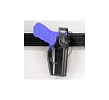 Image of Safariland 6280 Level II Retention, Mid-Ride Holster - Hi Gloss Black, Left Hand 6280-1402-92