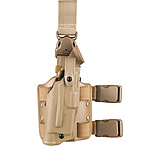 Safariland 6305 ALS/SLS Tactical w/Quick-Release Leg Strap Holster, SIG Sauer P320, Left Hand, STX Tactical, FDE Brown, 6305-4502-552
