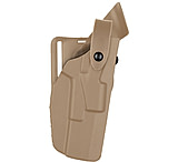 Safariland 7360 7TS ALS/SLS Mid-Ride Level III Retention OWB Duty Holster, SIG Sauer P320 9/40, X300U/TLR-1HL, Right, Plain FDE Brown, 7360-4502-551
