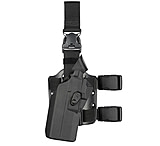 Image of Safariland Model 7385rds 7ts Als Omv Tactical Holster W/ Quick Release Leg Strap For Glock 17 W/ Light