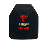 Shellback Tactical Prevail Series 4SICMHLevel IV Multi Curve 10 x 12 Hard Armor Plate, Black, 10 x12, SBT-4SICMH-SC10-BK