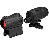SIG SAUER Combo Kit, Romeo-MSR Gen Ii 2 Moa Red Dot, Juliet3-Micro 3X22mm Magnifier, Black, SORJMSR101