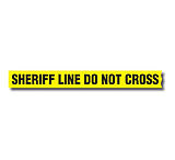 Image of Sirchie - Barrier Tape: 3inch X 1000' Sheriff Line- Do Not Cross