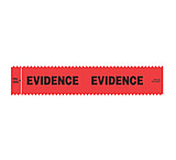 Image of Sirchie - Sirchmark Evidence Integrity Strips Red W/ Black Evidence 1-3/8inch X 7inch 100/box