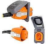Image of SmartPlug 30 Amp Non Metallic Gray Inlet &amp; Plug Combo