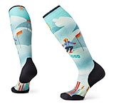 Image of Smartwool Ski Targeted Cushion Snow Bunny Print OTC Socks - Women's