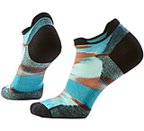 Image of Smartwool Run Brushed Print Low Ankle Socks - Women's
