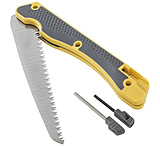 Smiths Folding Limb Saw w/Sharpener, Yellow, SP-50836