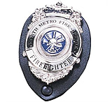 Image of Strong Leather Company Snap Closure/clip On Badgehldr