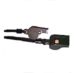 Image of LC Industries Black Plastic Whistle with Cork Ball