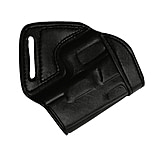 Tagua Gunleather Middle Back Holster, Black, Ambidextrous, MBH-305