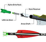 Image of TenPoint Crossbow Technologies Alpha-Brite Red Lighted Nocks