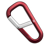 Image of The James Brand The Hardin Carabiner - Wine Red + Silver 3235B80A