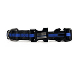 Image of Thin Blue Line Dog Collar, Stars And Stripes,