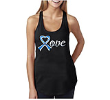 Image of Thin Blue Line Women's Tank - Love
