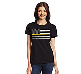 Image of Thin Blue Line Women's - Short Sleeve Classic Thin Gold Line