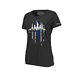 Image of Thin Blue Line Women's T-shirt, Ny Large,