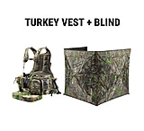 Image of TideWe StrutBack Turkey Vest with Kickstand and See Through Turkey Hunting Blind Bundle 1B5474EA