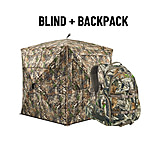 Image of TideWe Vis360 See Through Ground Blind and Waterproof Camo Hunting Pack Bundle 38351FAE