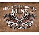Image of Tin Signs Ammo First Sign