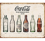 Image of Tin Signs Coke Bottle Evolution Tin Sign