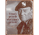 Image of Tin Signs John Wayne Man's Tin Sign