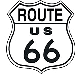 Image of Tin Signs Route 66 Shield Tin Sign