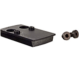 Trijicon RMRcc Pistol Adapter Mount Plate, S&amp;W/Springfield/Glock/Ruger/SCCY, Black, AC32092