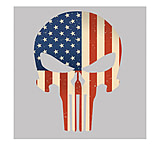 Image of United States Tactical Sticker - USA Flag Skull