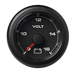 Image of VDO 2-1/16" 52MM OceanLink Battery Voltage 8-16 V Black Dial &amp; Bezel