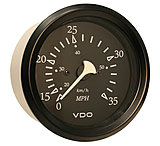 Image of VDO Allentare Black 35MPH 3-3/8" 85mm Pitot Speedometer