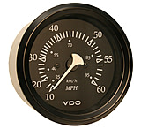Image of VDO Allentare Black 60MPH 3-3/8" 85mm Pitot Speedometer