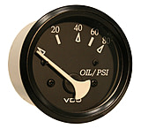 Image of VDO Allentare Black 80PSI Oil Pressure Gauge