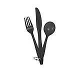 Image of Voodoo Tactical One Person Flatware Set Black