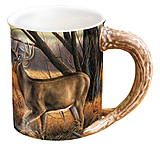 Image of Wild Wings Sculpted Mug Abandoned Farmstead Whitetail Deer
