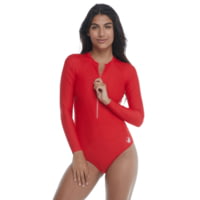 Body Glove Smoothies Channel Cross-Over Long Sleeve Swimsuit - True 47724126
