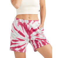Body Glove Talia Tie-Dye Fleece Lounge Sweatshorts - Aqua BD80E96D