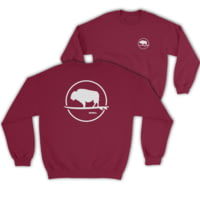 Atoll Board Co Atoll Boards Circular Logo Crew Neck Sweatshirt - Indigo Blue, XL - Indigo Blue,XL D36CBB51