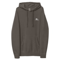 Atoll Board Co Atoll Embroidered Pigment-Dyed Unisex Hoodie - Pigment Black, L - Pigment Black,L 42DDFE68