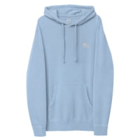 Atoll Board Co Atoll Embroidered Pigment-Dyed Unisex Hoodie - Pigment Light Blue, 3XL - Pigment Light Blue,3XL 843CCF6D