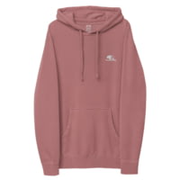 Atoll Board Co Atoll Embroidered Pigment-Dyed Unisex Hoodie - Pigment Maroon, L - Pigment Maroon,L 4CE0B8D2